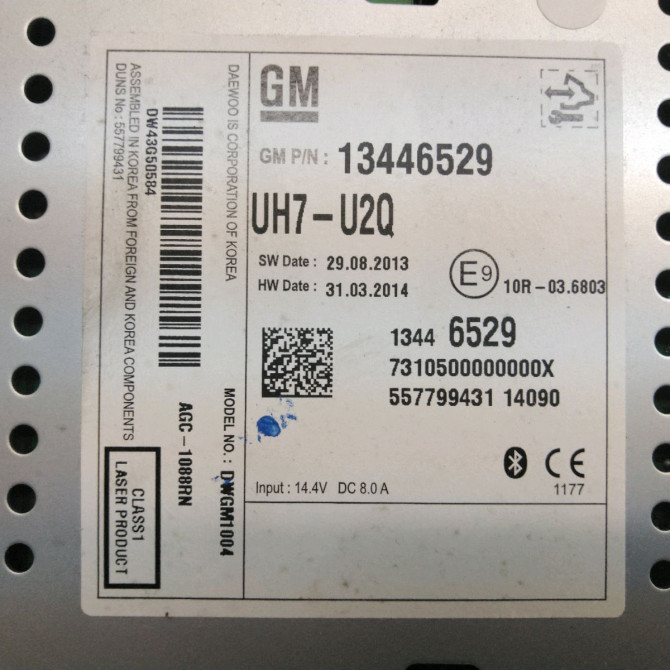 Autoradio occasion  Opel ADAM (M13) 1.4 (2012-2019)   13446529  2