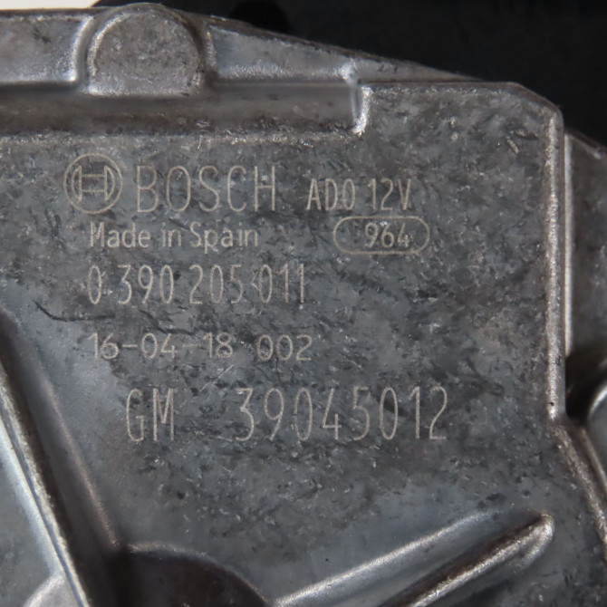 Moteur essuie-glace arrière occasion  Opel ADAM (M13) 1.4 (2012-2019)   39176498  2