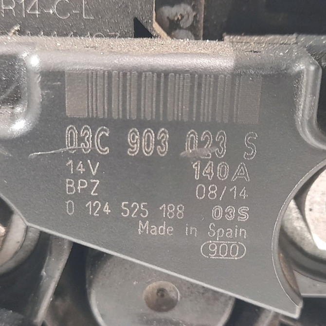 Alternateur occasion  Audi A1 Sportback (8XA, 8XF) 1.4 tfsi (2011-2015)   03C903023S  2