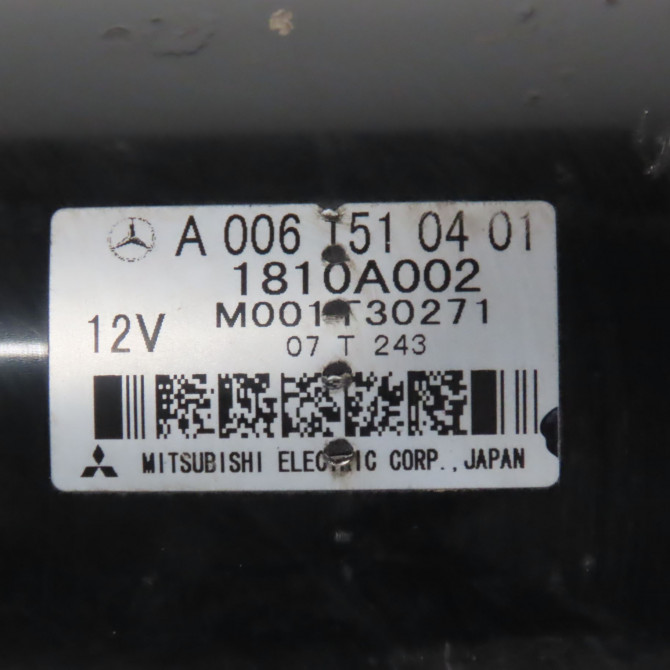 Démarreur occasion  Mitsubishi COLT VI (Z3_A, Z2_A) 1.5 di-d (z39a) (2004-2012)   A0061510401  2