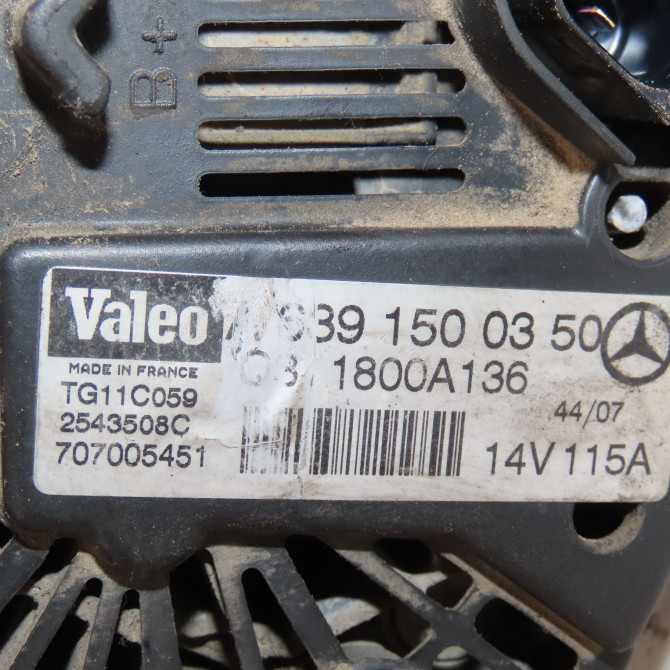 Alternateur occasion  Mitsubishi COLT VI (Z3_A, Z2_A) 1.5 di-d (z39a) (2004-2012)   A6391500350  2