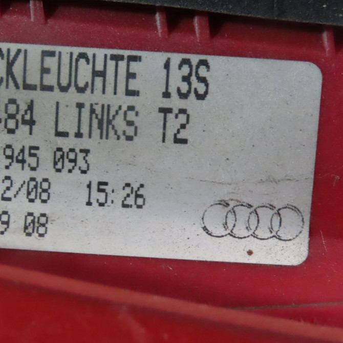 Feu arrière interieur gauche occasion  Audi A5 (8T3) 3.0 tdi quattro (2007-2012) 2 portes   8T0945093  3