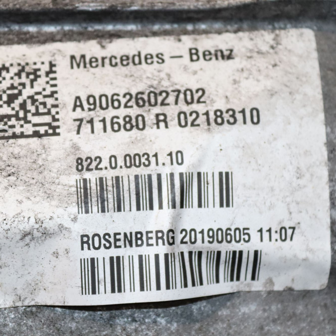 Boîte à vitesse mecanique occasion  Mercedes-benz SPRINTER 3,5-t Camionnette (B907, B910) 316 cdi rwd (907.631, 907.633, 907.635, 907.637) (2018)   A9062602702  2