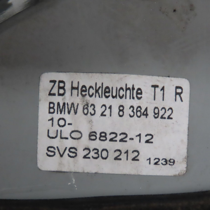 Feu arrière droit occasion  B.M.W. SERIE 3 IV Phase 1 05-1998->09-2001 320d 131ch   63218383822  2