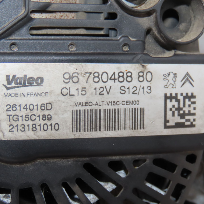 Alternateur occasion  Peugeot 508 I (8D_) 2.0 hdi (2010-2018)   9678048880  2