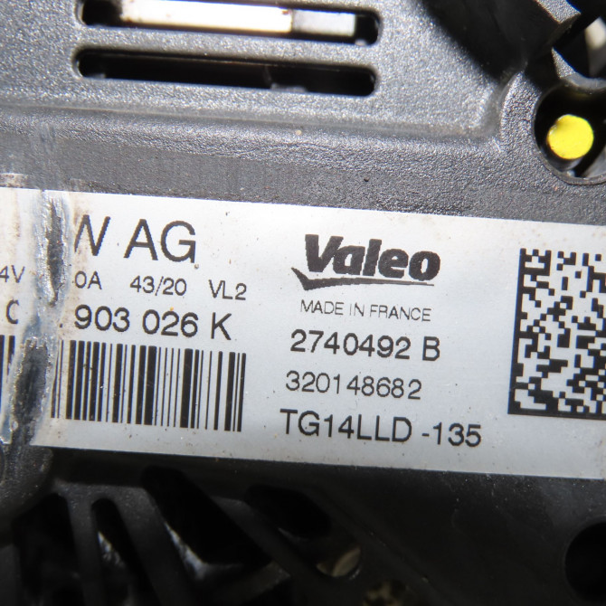 Alternateur occasion  Skoda FABIA III (NJ3) 1.0 tsi (2014-2021)   5E903026K  2