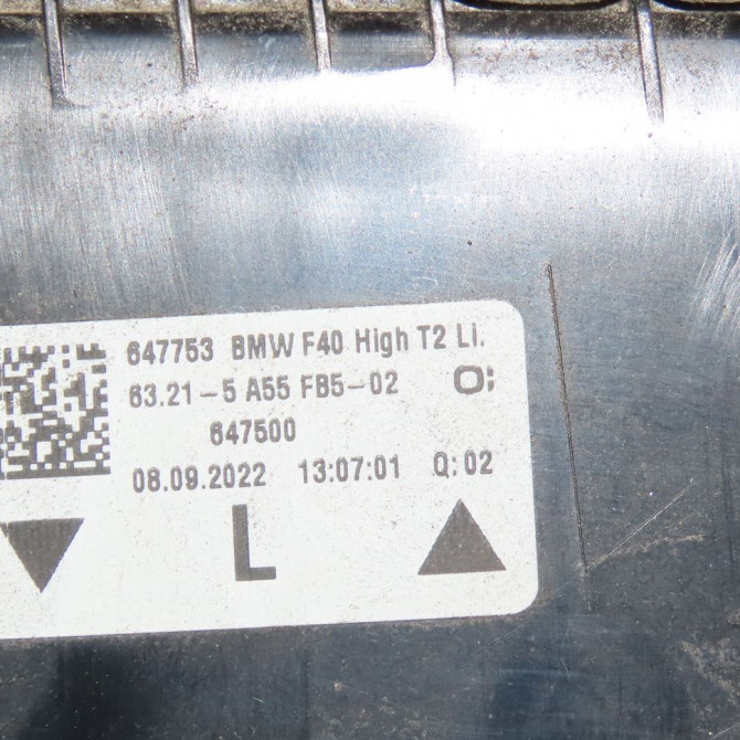 Feu arrière interieur gauche occasion  Bmw 1 (F40) 118 i (2019) 5 portes   63217450651  2