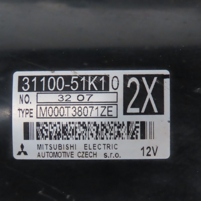 Démarreur occasion  Opel AGILA (B) (H08) 1.2 (f68) (2010-2014) 5 portes   3110051K1  2