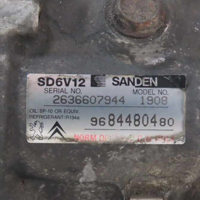 Compresseur air conditionne occasion  Citroën C2 (JM_) 1.4 hdi (2003-2009) 3 portes   9684480480  2