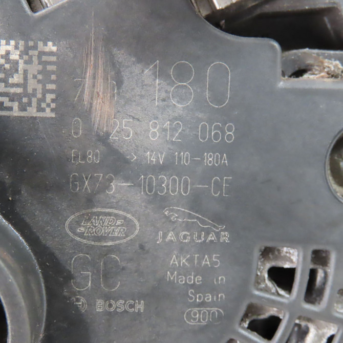 Alternateur occasion  Land rover RANGE ROVER EVOQUE (L538) 2.0 d 4x4 (2015-2019)   LR105985  2