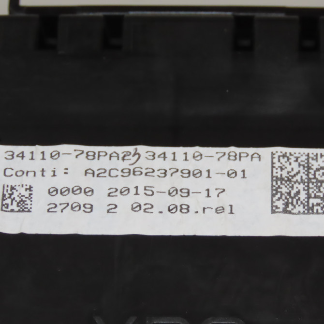 Bloc compteurs occasion  Suzuki SWIFT IV (FZ, NZ) 1.2 (azh 412) (2010)   3411078PA2  2