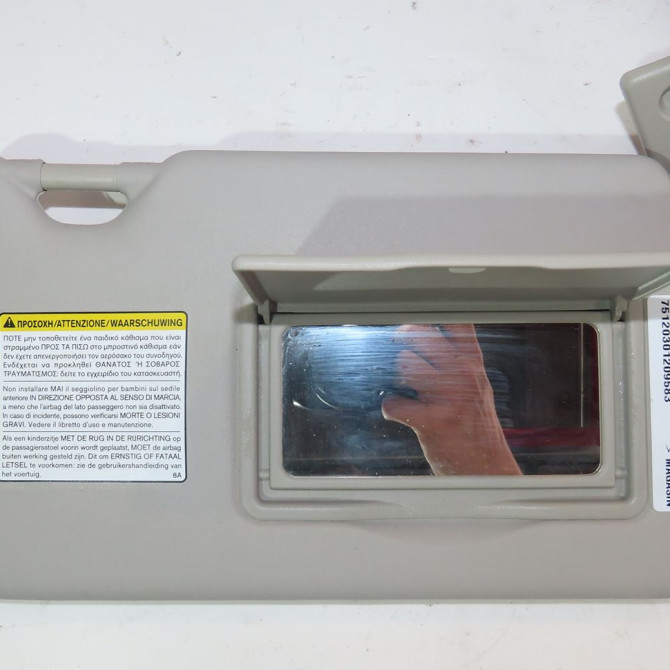 Pare-soleil droit occasion  Nissan MICRA IV (K13K) 1.2 (2010-2015)   964001HZ1A  1