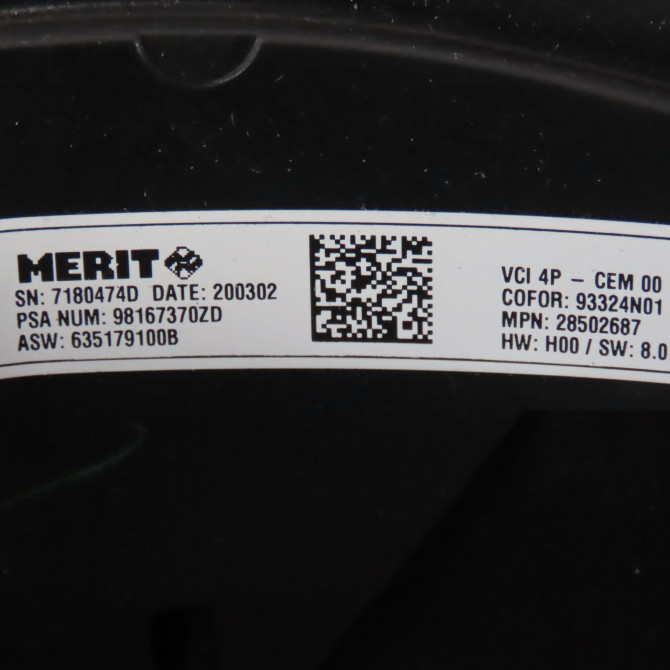 Volant de direction occasion  Citroën GRAND C4 SPACETOURER (3A_, 3E_) 1.5 bluehdi 130 (2018)   98167370ZD  2