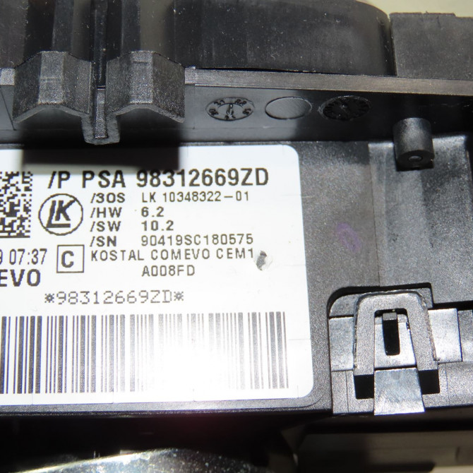 Bloc commodos occasion  Ds DS 7 Crossback (J4_, JR_, JC_) 1.5 bluehdi 130 (jcyhzj, jcyhzr) (2017)   98312669ZD  2