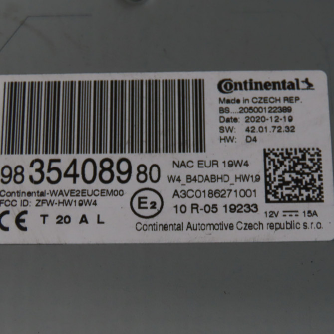 Autoradio occasion  Ds DS 7 Crossback (J4_, JR_, JC_) 1.6 puretech 225 (j45gcr, j45ggr) (2017-2021)   1688324480  2