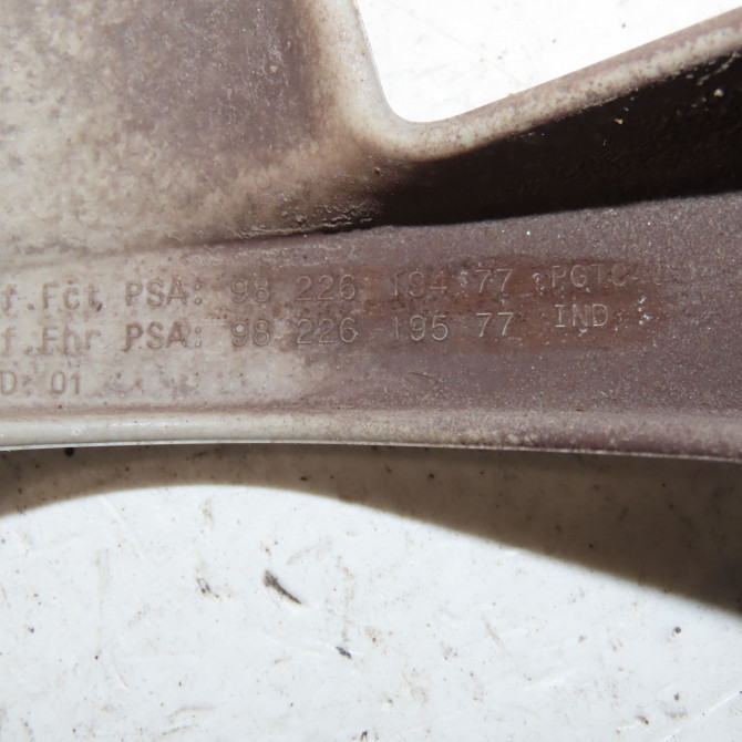 Enjoliveur de roue occasion  Citroën JUMPY Camionnette (V_) 2.0 bluehdi 120 (2016)   9822619477  2