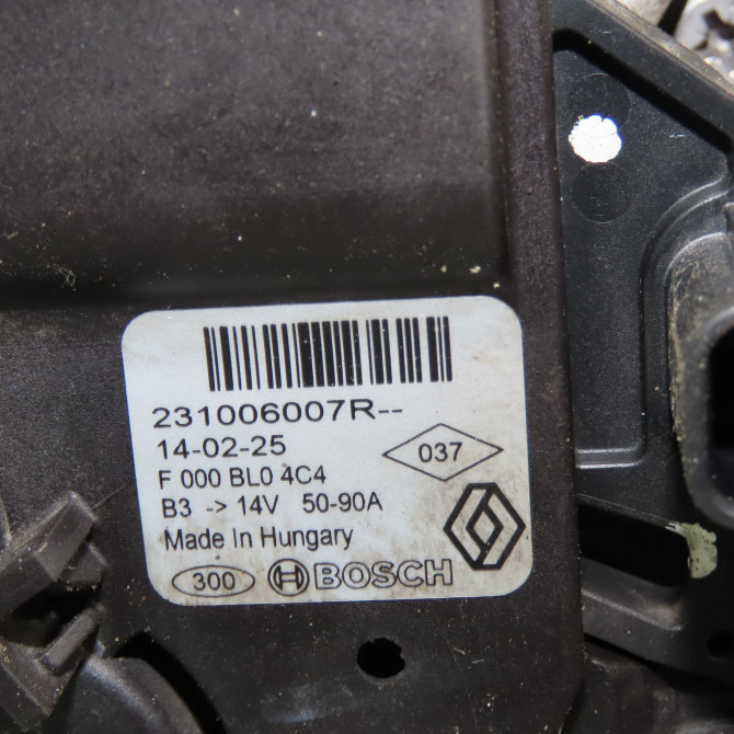 Alternateur occasion  Renault CLIO IV (BH_) 0.9 tce 90 (2012) 5 portes   231006007R  2