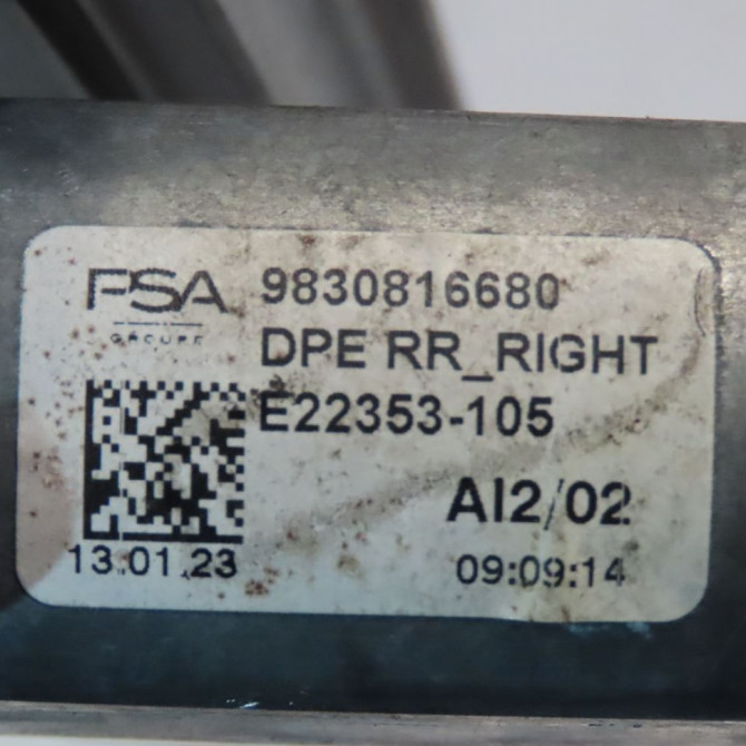 Mecanisme+moteur leve-glace ard occasion  Peugeot 308 III (FB_, FH_, FP_, F3_) Puretech 130 (fphnsl, fphnst) (2021)   9830816680  3