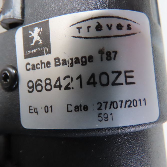 Tablette plage arrière occasion  Peugeot 5008 (0U_, 0E_) 1.6 hdi (2010-2017) 5 portes   8337KX  2