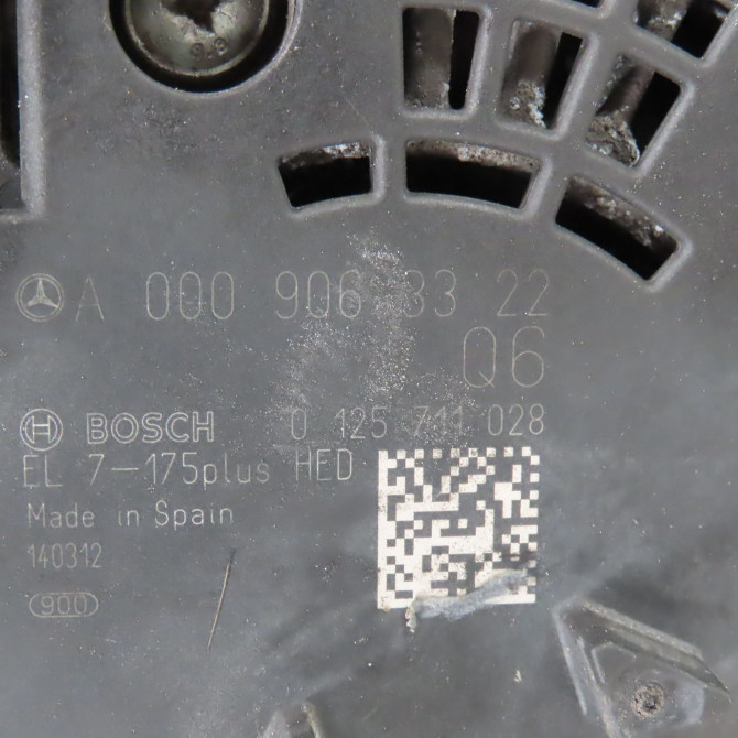 Alternateur occasion  Mercedes-benz CLASSE GLA (X156) Gla 220 cdi / d 4-matic (156.905) (2013)   9063322  2