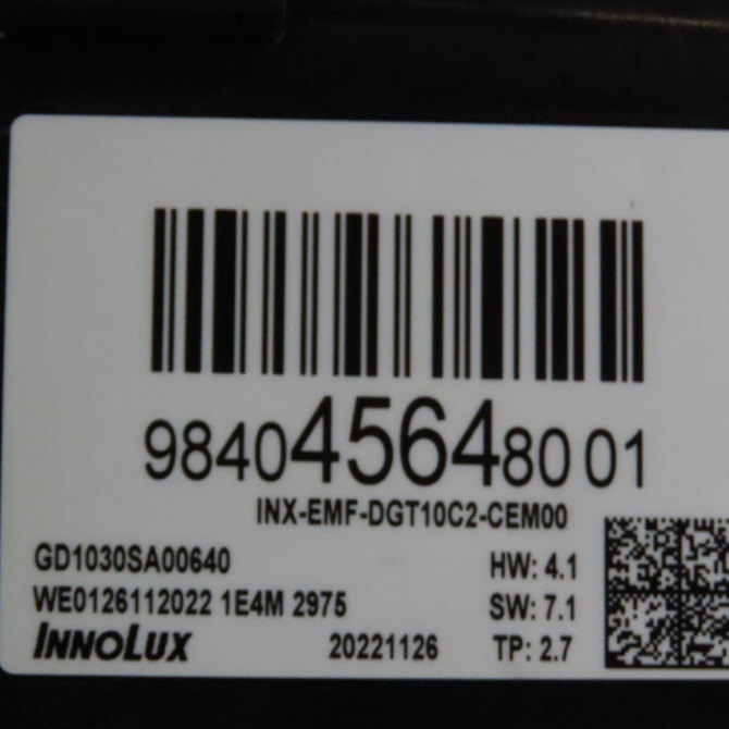 Afficheur digital occasion  Citroën C4 III (BA_, BB_, BC_) 1.5 bluehdi 130 (bbyhzb) (2020)   9840456480  3