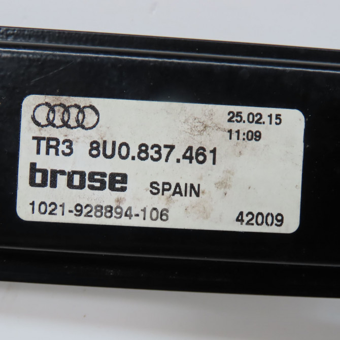 Mecanisme+moteur leve-glace avg occasion  Audi Q3 (8UB, 8UG) 2.0 tdi quattro (2011-2018)   8U0837461  2