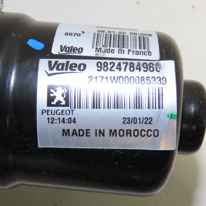 Moteur essuie-glace avant occasion  Peugeot 208 II (UB_, UP_, UW_, UJ_) 1.2 puretech 100 (2019) 5 portes   9824784980  2