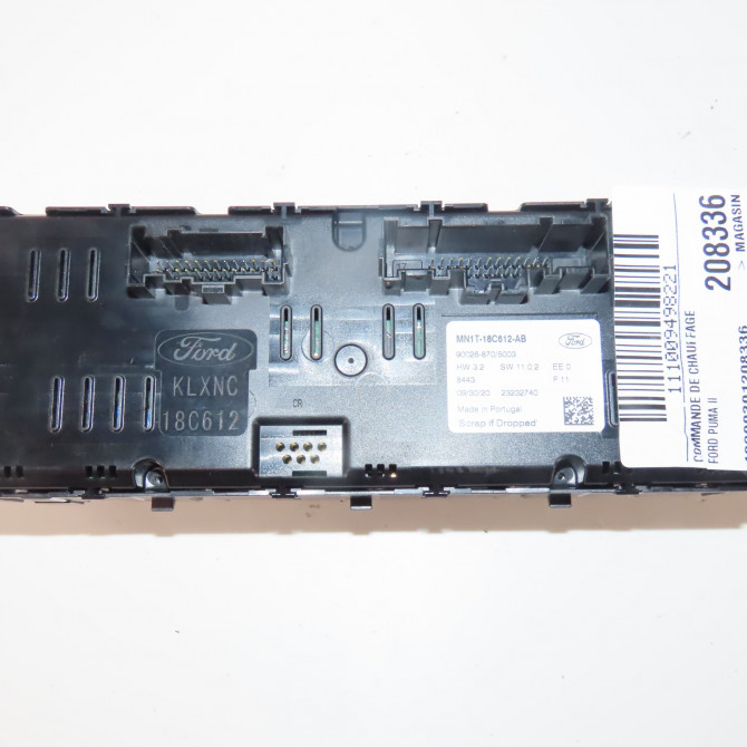 Commande de chauffage occasion  Ford PUMA (J2K, CF7) 1.0 ecoboost (2019)   2638323  3