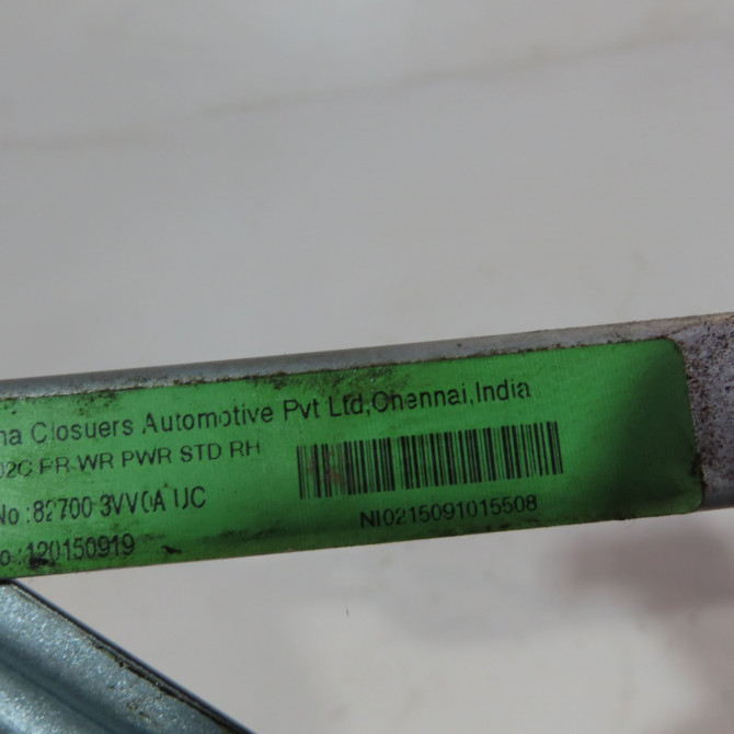 Mecanisme+moteur leve-glace ard occasion  Nissan NOTE (E12) 1.5 dci (2013)   827203VV0A  5