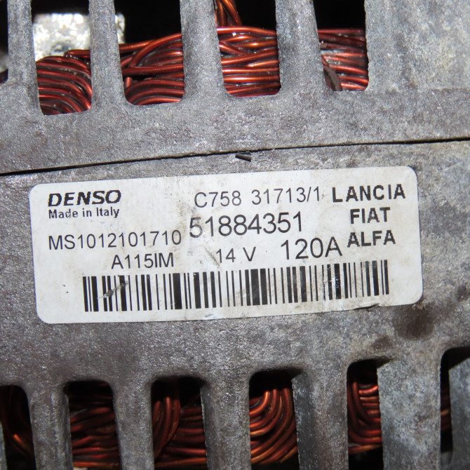 Alternateur occasion  Fiat DOBLO Cargo (263_) 1.6 d multijet (2010)   51884351  2