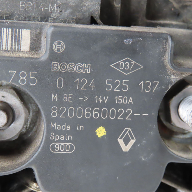 Alternateur occasion  Renault LAGUNA II Grandtour (KG0/1_) 1.9 dci (kg1a, kg1w, kg0g) (2005-2007)   8200660022  2