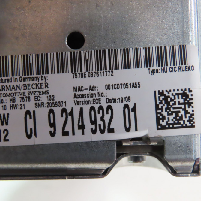 Autoradio occasion  Bmw 3 (E90) 318 d (2007-2011)   65129214932  2