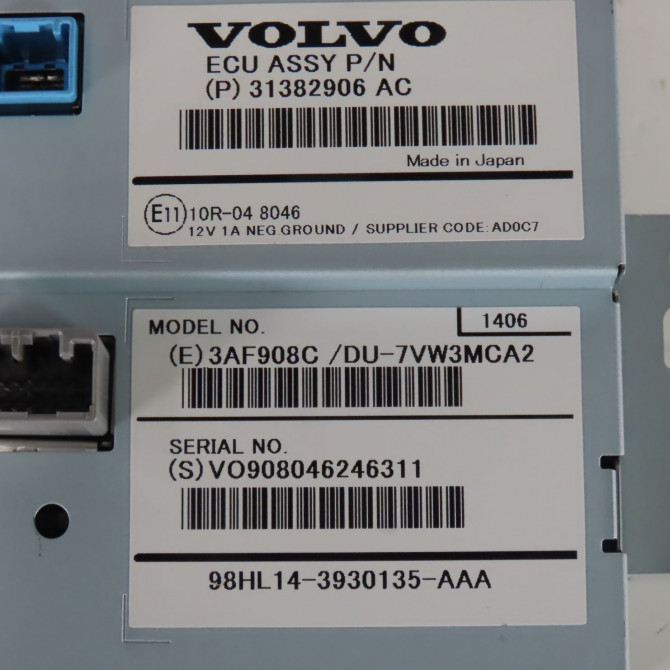 Afficheur digital occasion  Volvo V40 3/5 portes (525) T2 gtdi (2013-2016)   31382906  2