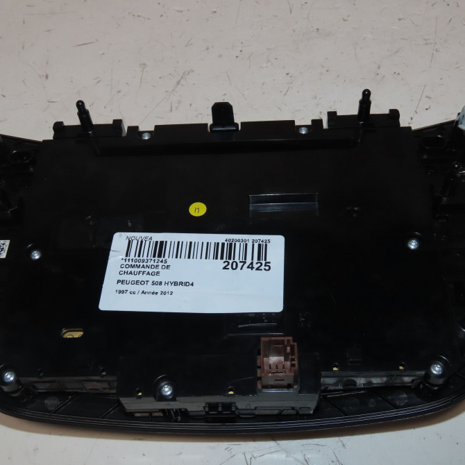 Commande de chauffage occasion  Peugeot 508 I (8D_) 2.0 hdi hybrid4 awc (2010-2018)   98023793XZ  2