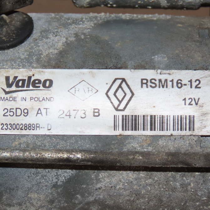 Démarreur occasion  Nissan NV300 Camionnette (X82) 1.6 dci 125 (2016)   233002889R  2