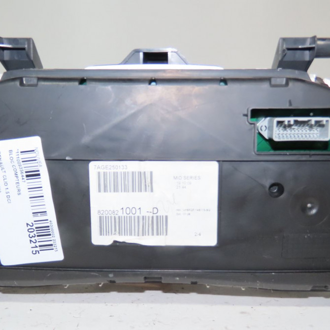 Bloc compteurs occasion  Renault CLIO III (BR0/1, CR0/1) 1.5 dci (c/br0g, c/br1g) (2005-2012) 5 portes   8200821001  3