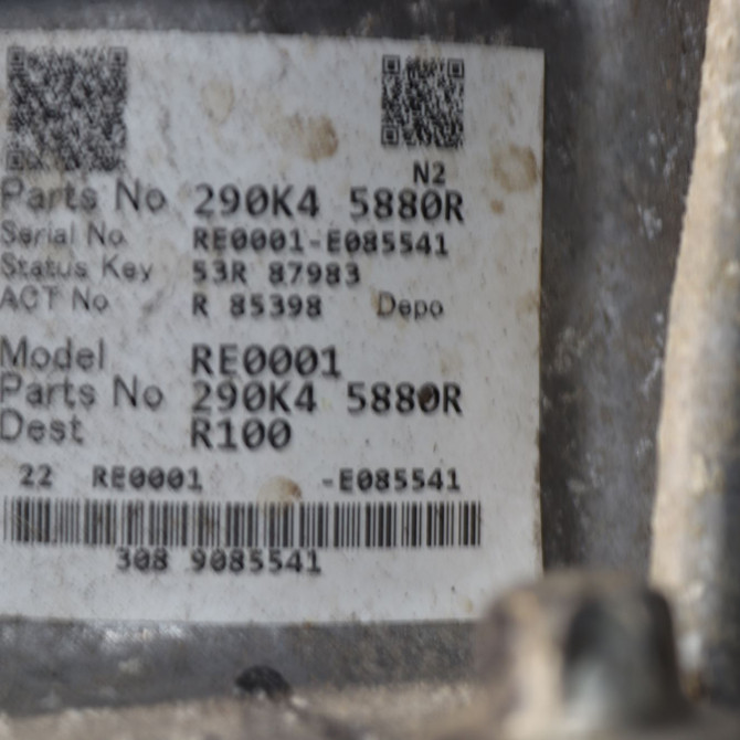 Boîte à vitesse automatique occasion  Dacia SPRING Ev (b6m1) (2020) 5 portes   RE0001  2