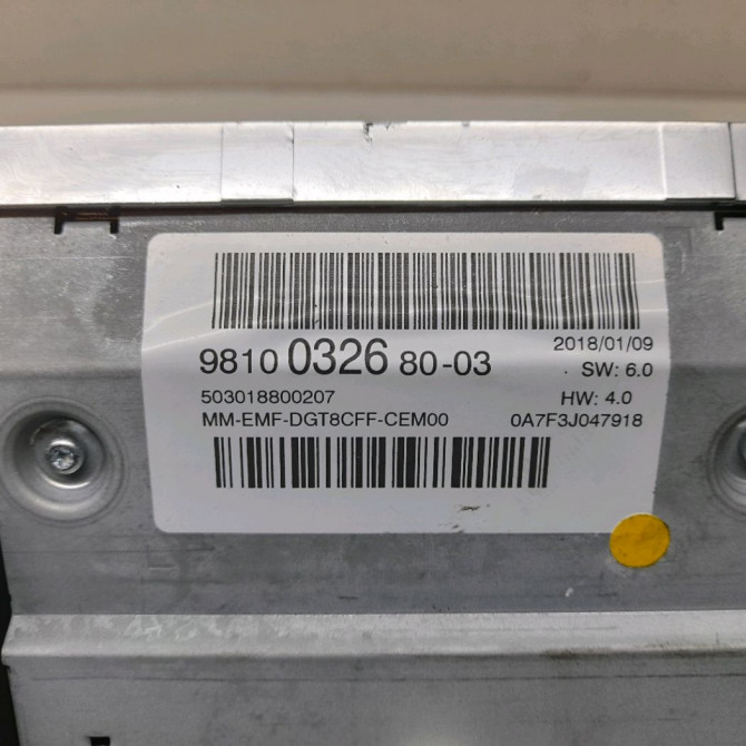 Afficheur digital occasion  Peugeot 5008 II (MC_, MJ_, MR_, M4_) 1.6 thp 165 (2016)   9810032680  2