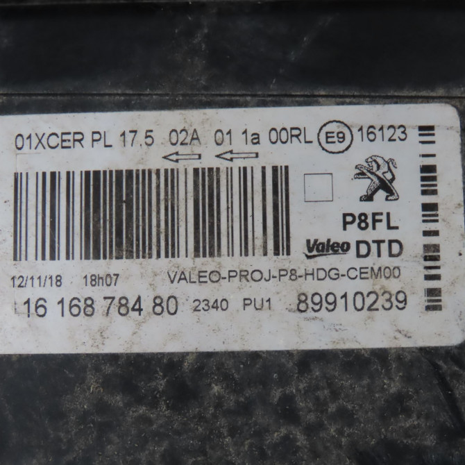 Phare droit occasion  Peugeot 3008 SUV (MC_, MR_, MJ_, M4_) 1.6 bluehdi 120 (2016)   1616878480  2