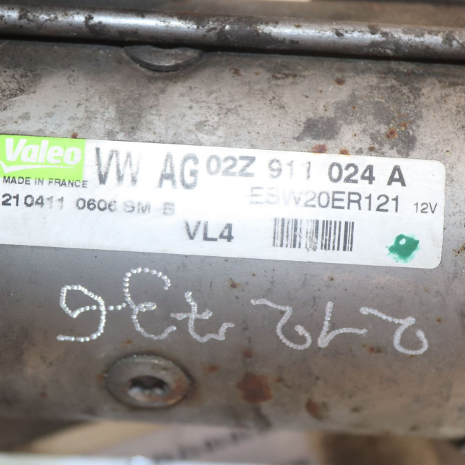 Démarreur occasion  Volkswagen vw GOLF VI (5K1) 1.6 tdi (2009-2012) 5 portes   02Z911024A  2