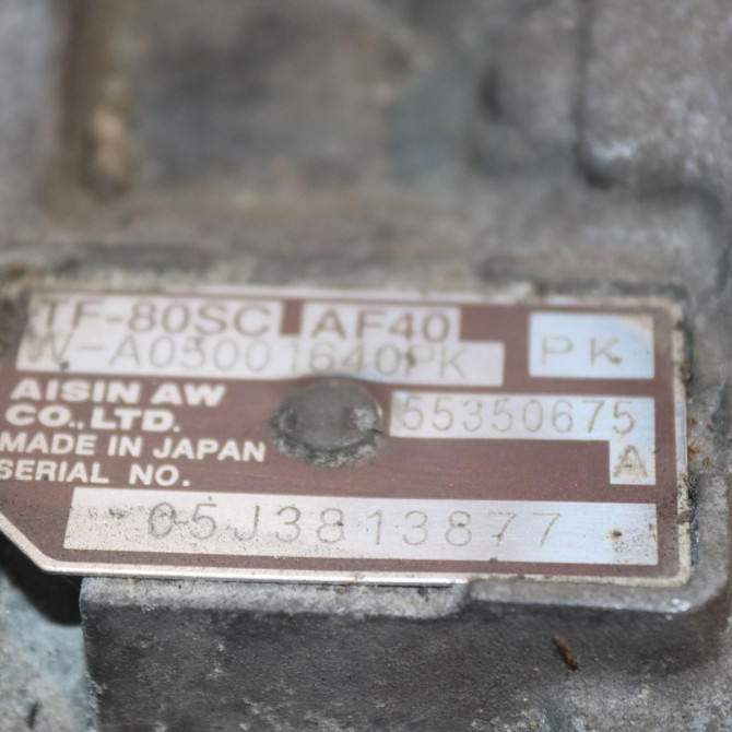 Boîte à vitesse automatique occasion  Opel ZAFIRA / ZAFIRA FAMILY B (A05) 1.9 cdti (m75) (2005-2015)   AW-PK  2