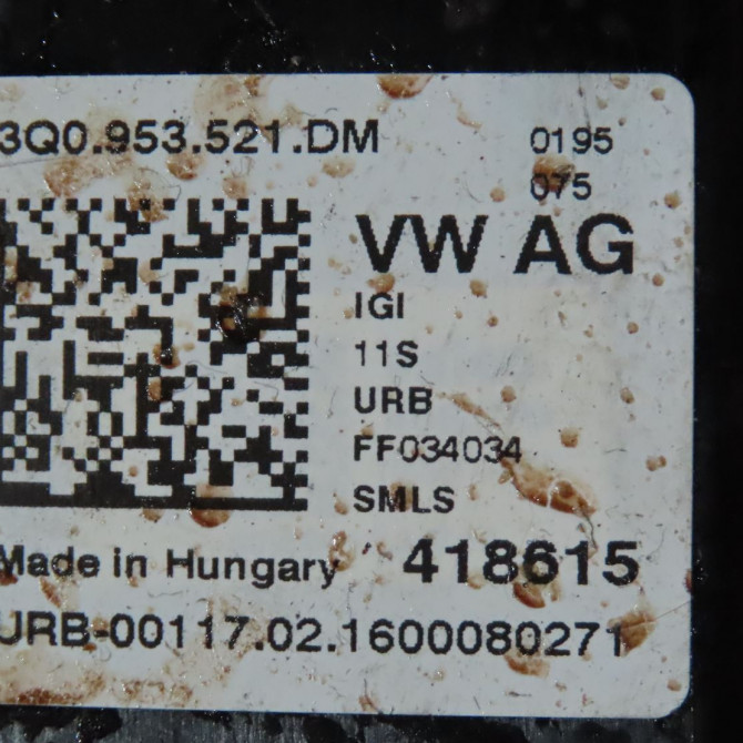 Bloc commodos occasion  Volkswagen vw PASSAT B8 Variant (3G5, CB5) 2.0 tdi (2014)   3Q0953521  3