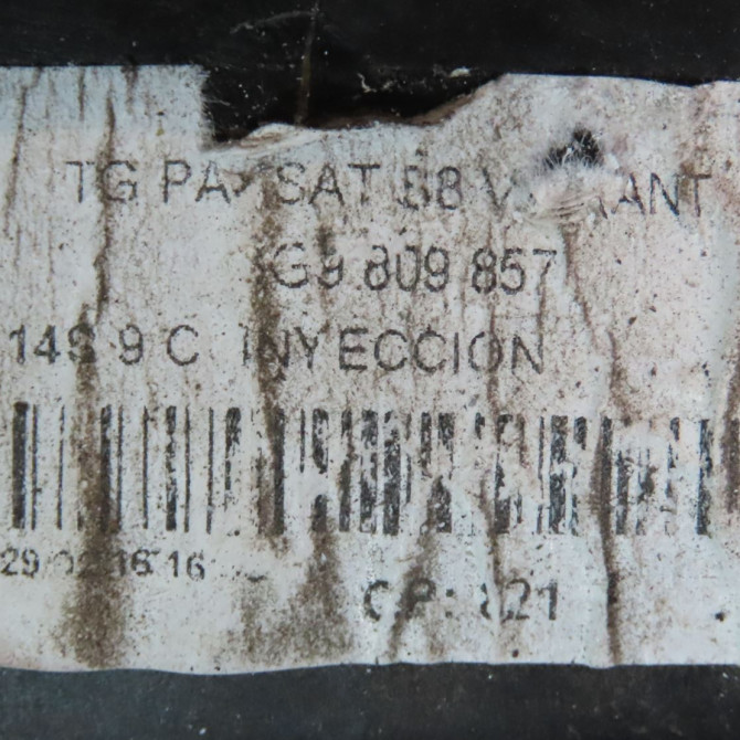 Volet de trappe carburant occasion  Volkswagen vw PASSAT B8 Variant (3G5, CB5) 2.0 tdi (2014)   3G9809909GRU  2