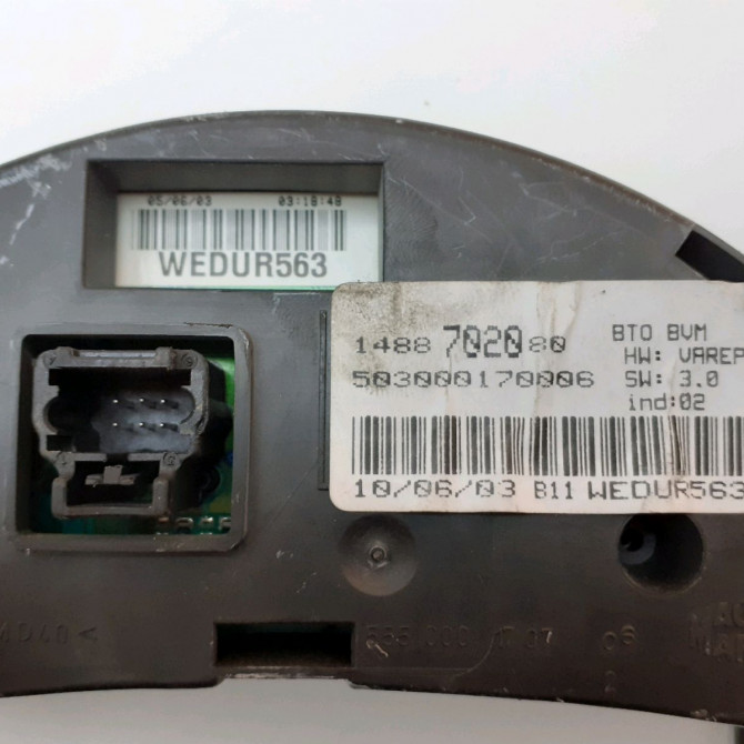 Afficheur digital occasion  CITROEN C8 Phase 1 06-2002->... 2.2 HDi 16v 130ch   9821852480  3