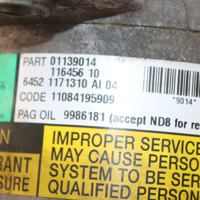 Compresseur air conditionne occasion  Mini MINI (R50, R53) Cooper (2001-2006) 3 portes   64526918122  2