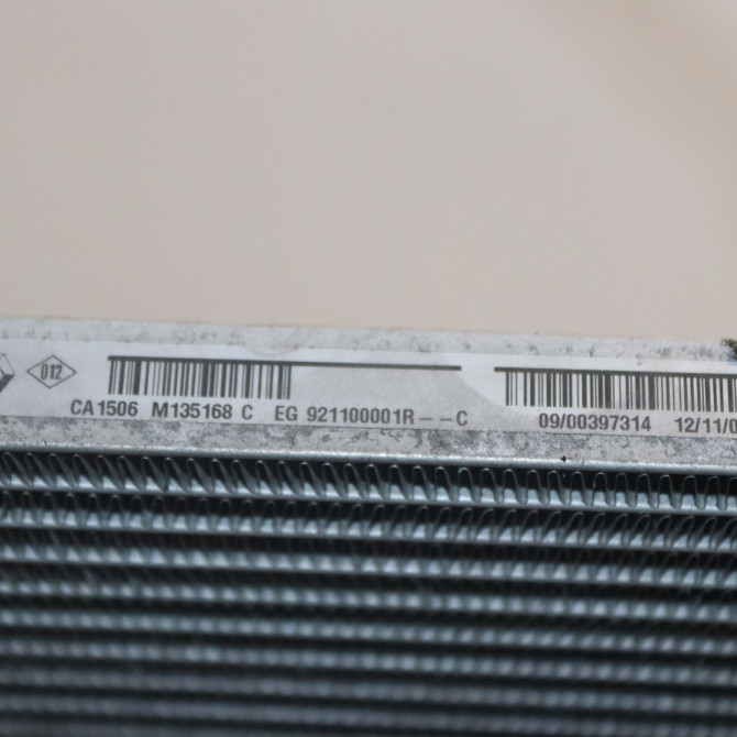 Condenseur clim occasion  Renault MEGANE III 3/5 portes (BZ0/1_, B3_) 1.5 dci (bz09, bz0d, bz1w, bz29, bz14) (2009) 5 portes   921100001R  2