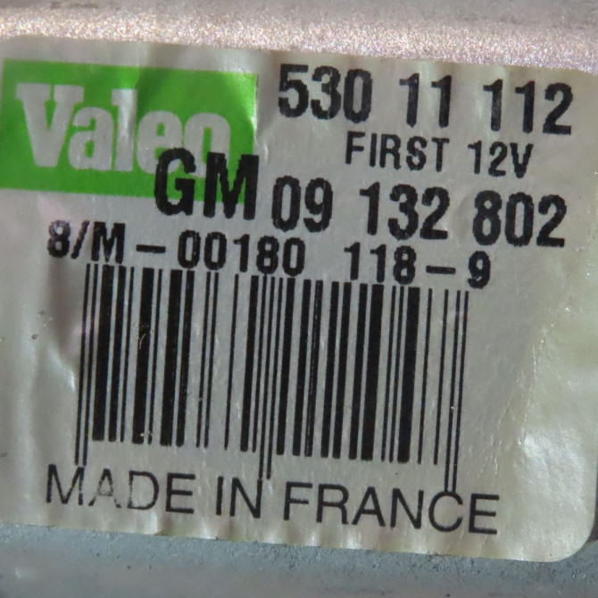 Moteur essuie-glace arrière occasion  Opel MERIVA B Monospace (S10) 1.3 cdti (75) (2010-2013)   9132802  3