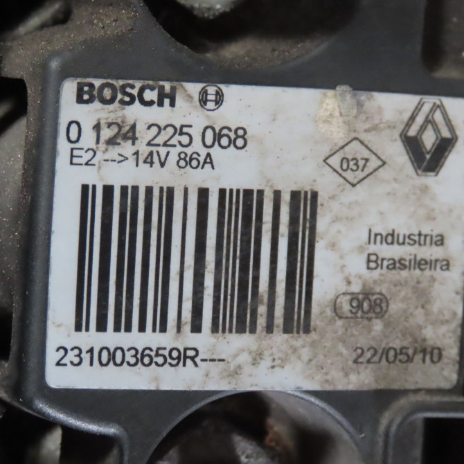 Alternateur occasion  Renault TWINGO II (CN0_) 1.2 16v (cn04, cn0a, cn0b) (2007-2014) 3 portes   8200519296  2