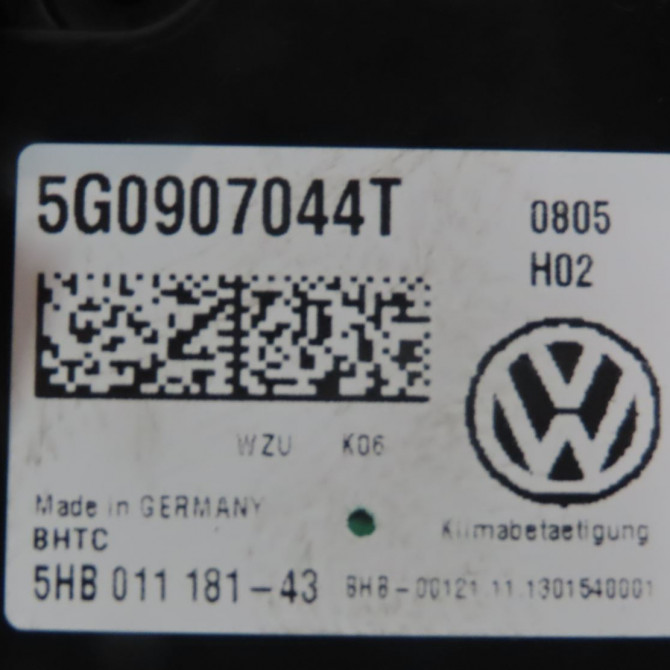 Commande de chauffage occasion  Volkswagen vw GOLF VII (5G1, BQ1, BE1, BE2) 2.0 gti (2013-2020)   5G0907044CEWZU  3
