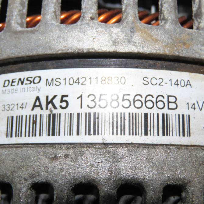 Alternateur occasion  Opel CORSA E (X15) 1.4 turbo (08, 68) (2014-2019)   13585666  2